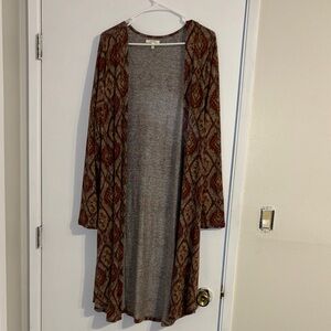 Maurices Gray and Brown Knit Top
